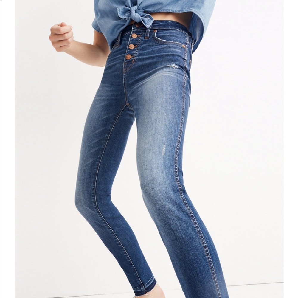 Madewell 10” High Rise Skinny Jeans